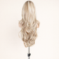 PELUCA RUBIA 26 PULGADAS CORTE MARIPOSA LACE FRONT 13X6 FIBRA PREMIUM