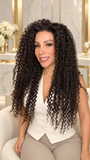 CARIBE | PELUCA RIZADA 30" CABELLO MEZCLADO LACE FRONT 13X4