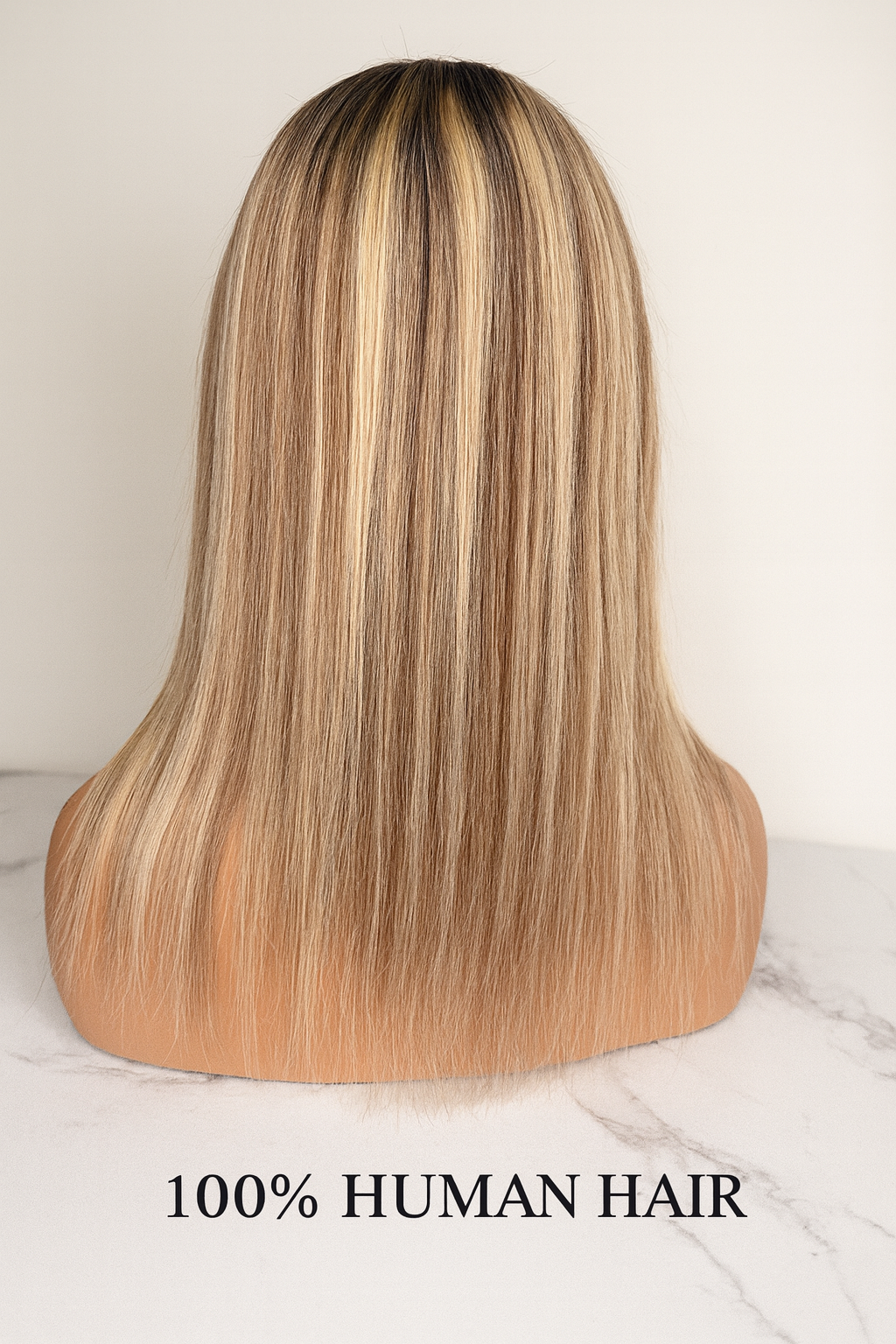 Peluca Rubia con rayitos 13x4 Lace Front | Realista, Ligera y Premium – ROSS WIGS