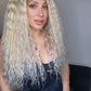 Peluca de Cabello 100% Humano 24” Rubia 13x6 Lace Front – Realista y Premium