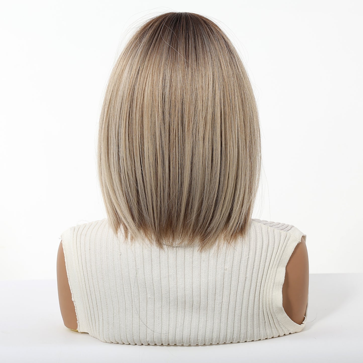 Peluca Clásica 10 Pulgadas Rubio Cenizo con Raíz Natural | Ross Wigs