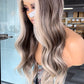 Peluca Realista 13x6 Rubio Cenizo | Lace Frontal HD | Fibra Premium Resistente al Calor y Apariencia Natural