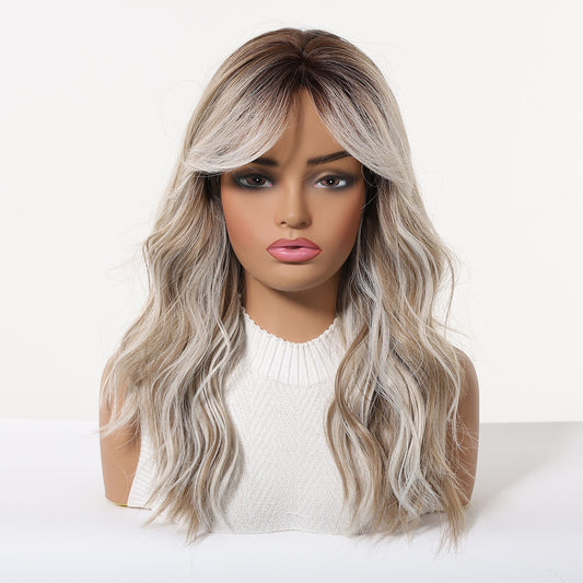 Peluca Clásica Rubio Dorado 16 Pulgadas | Fibra Premium Resistente al Calor | Ross Wigs