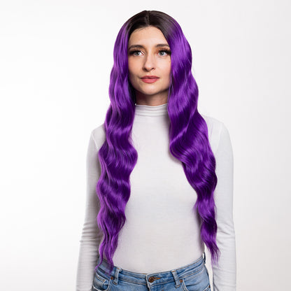 LILA PELUCA MORADA CON ONDAS