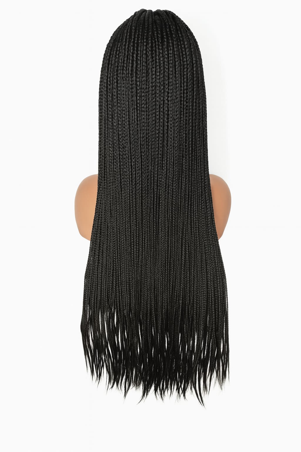 Peluca “Zuri Braid Luxe” Full Lace – Trenza Larga 28”, Fibra Premium Realista, Ajuste Perfecto