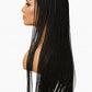 Peluca “Zuri Braid Luxe” Full Lace – Trenza Larga 28”, Fibra Premium Realista, Ajuste Perfecto