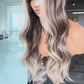 Peluca Realista 13x6 Rubio Cenizo | Lace Frontal HD | Fibra Premium Resistente al Calor y Apariencia Natural