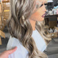 Peluca Realista 13x6 Castaña con Mechas Balayage | Lace Frontal de Alta Definición | Fibra Premium Resistente al Calor