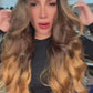 AVELLANA | PELUCA LACE FRONT EN T BALAYAGE CARAMELO INTENSO REALISTA