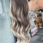 Peluca Realista 13x6 Rubio Cenizo | Lace Frontal HD | Fibra Premium Resistente al Calor y Apariencia Natural